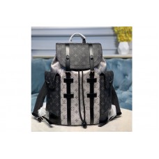 Louis Vuitton M55699 LV Christopher PM backpack in Black/Silver Monogram Eclipse Canvas Louis Vuitton M55699 LV Christopher PM backpack in Black/Silver Monogram Eclipse Canvas