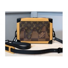 Louis Vuitton M40381 LV Soft Trunk Messenger bag in Damier Ebene Canvas and Monogram Canvas Louis Vuitton M40381 LV Soft Trunk Messenger bag in Damier Ebene Canvas and Monogram Canvas