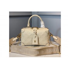 Louis Vuitton M56319 LV HandBag in Beige Monogram Empreinte Leather Louis Vuitton M56319 LV HandBag in Beige Monogram Empreinte Leather