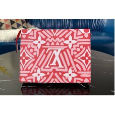 Louis Vuitton M47542 LV Crafty Toiletry Pouch 26 in Red Monogram Giant coated canvas Louis Vuitton M47542 LV Crafty Toiletry Pouch 26 in Red Monogram Giant coated canvas
