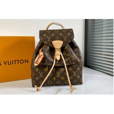 Louis Vuitton M45501 LV Montsouris PM backpack In Monogram canvas and cowhide leather Louis Vuitton M45501 LV Montsouris PM backpack In Monogram canvas and cowhide leather