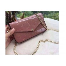 Louis Vuitton M61293 Monogram Vernis Pochette Felicie GM Louis Vuitton M61293 Monogram Vernis Pochette Felicie GM