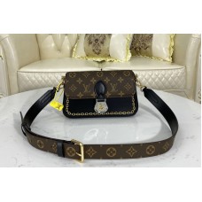 Louis Vuitton M45559 LV Neo Saint Cloud in Monogram canvas with smooth black leather Louis Vuitton M45559 LV Neo Saint Cloud in Monogram canvas with smooth black leather