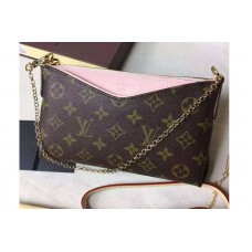 Louis Vuitton M41638 Pallas Clutch Monogram Canvas Bags Pink Louis Vuitton M41638 Pallas Clutch Monogram Canvas Bags Pink