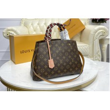 Louis Vuitton M45310 LV Montaigne MM handbag in Monogram coated canvas