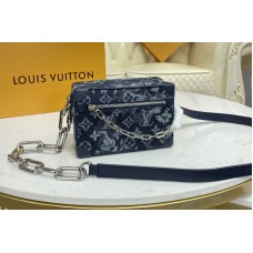 Louis Vuitton M80033 LV Mini Soft Trunk Bag in Monogram Tapestry coated canvas Louis Vuitton M80033 LV Mini Soft Trunk Bag in Monogram Tapestry coated canvas