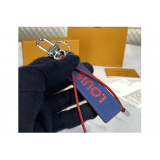 Louis Vuitton MP2554 LV Epi Color Block LV Dual key holder and bag charm in Blue and Red Epi Louis Vuitton MP2554 LV Epi Color Block LV Dual key holder and bag charm in Blue and Red Epi