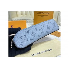 Louis Vuitton GI0397 LV Elisabeth pencil pouch in Blue Mahina leather Louis Vuitton GI0397 LV Elisabeth pencil pouch in Blue Mahina leather