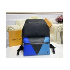 Louis Vuitton M30735 LV Discovery backpack in Blue monochrome Taiga leather Louis Vuitton M30735 LV Discovery backpack in Blue monochrome Taiga leather
