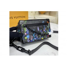 Louis Vuitton M44735 LV Mini Soft Trunk bag in Monogram Eclipse coated canvas