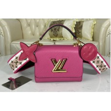 Louis Vuitton M57063 LV Twist Mini handbag Agathe Rose Pink Epi leather Louis Vuitton M57063 LV Twist Mini handbag Agathe Rose Pink Epi leather
