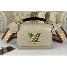 Louis Vuitton M57063 LV Twist Mini handbag Gray Epi leather Louis Vuitton M57063 LV Twist Mini handbag Gray Epi leather