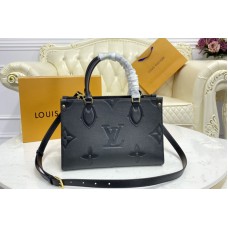 Louis Vuitton M45660 LV OnTheGo PM tote Bag in Black Monogram Empreinte leather Louis Vuitton M45660 LV OnTheGo PM tote Bag in Black Monogram Empreinte leather