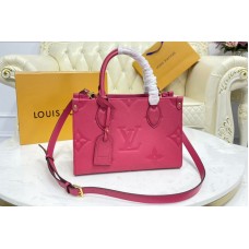 Louis Vuitton M45660 LV OnTheGo PM tote Bag in Freesia Pink Monogram Empreinte leather Louis Vuitton M45660 LV OnTheGo PM tote Bag in Freesia Pink Monogram Empreinte leather