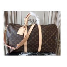 Louis Vuitton M41416 Keepall Bandouliere 50 Monogram Canvas Travelling Bags Louis Vuitton M41416 Keepall Bandouliere 50 Monogram Canvas Travelling Bags