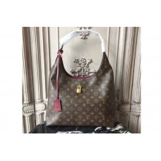 Louis Vuitton M43547 Flower Hobo Monogram Canvas Bags Bordeaux Louis Vuitton M43547 Flower Hobo Monogram Canvas Bags Bordeaux