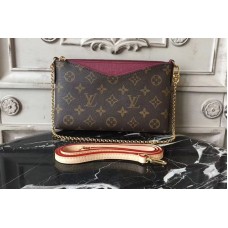 Louis Vuitton M44058 Pallas Clutch Monogram Canvas Bags Rosy Louis Vuitton M44058 Pallas Clutch Monogram Canvas Bags Rosy
