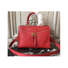 Louis Vuitton M54193 Sully PM Monogram Empreinte Leather Bags Red Louis Vuitton M54193 Sully PM Monogram Empreinte Leather Bags Red