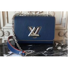 Louis Vuitton M54899 Twist MM Epi Leather Bags Blue