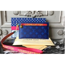 Louis Vuitton M68003 Ribbon Pouches PM Monogram Blue Canvas Louis Vuitton M68003 Ribbon Pouches PM Monogram Blue Canvas