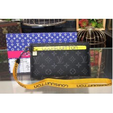 Louis Vuitton M68004 Ribbon Pouches MM Monogram Eclipse Canvas Black Louis Vuitton M68004 Ribbon Pouches MM Monogram Eclipse Canvas Black