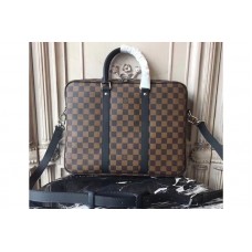 Louis Vuitton N41466 Porte-documents Voyage PM Damier Ebene Canvas Bags Louis Vuitton N41466 Porte-documents Voyage PM Damier Ebene Canvas Bags