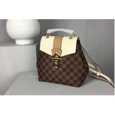 Louis Vuitton N42259 Damier Ebene Canvas Clapton Backpack Creme Louis Vuitton N42259 Damier Ebene Canvas Clapton Backpack Creme