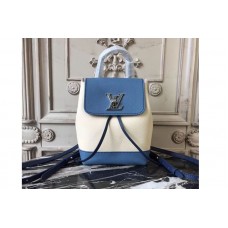 Louis Vuitton M55017 Lockme Backpack Mini Soft Calfskin Bleu Jean Louis Vuitton M55017 Lockme Backpack Mini Soft Calfskin Bleu Jean