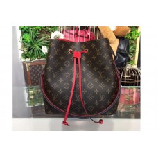 Louis Vuitton M44020 Neonoe Monogram Canvas Bags Red Louis Vuitton M44020 Neonoe Monogram Canvas Bags Red