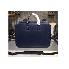 Louis Vuitton M54405 LV Dandy MM Epi Leather Bags Blue