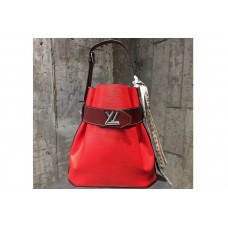 Louis Vuitton M55188 Epi Leather Bucket Bag Red Louis Vuitton M55188 Epi Leather Bucket Bag Red