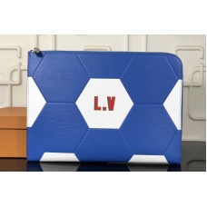 Louis Vuitton M63232 LV Pochette Jour GM Epi Leather Blue Louis Vuitton M63232 LV Pochette Jour GM Epi Leather Blue