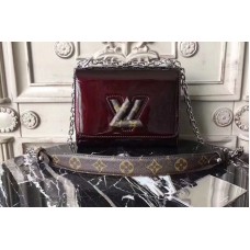 Louis Vuitton M54243 Twist PM Bags Monogram vernis Purple Louis Vuitton M54243 Twist PM Bags Monogram vernis Purple