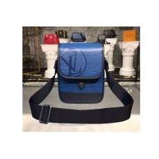 Louis Vuitton M53497 LV Epi Leather Messenger BB Bags Blue Louis Vuitton M53497 LV Epi Leather Messenger BB Bags Blue
