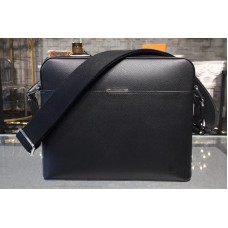 Louis Vuitton M33427 LV Anton Messenger PM Bags Taiga Leather Black Louis Vuitton M33427 LV Anton Messenger PM Bags Taiga Leather Black