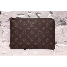 Louis Vuitton M44148 Monogram Canvas Etui Voyage PM Bags Fuchsia Louis Vuitton M44148 Monogram Canvas Etui Voyage PM Bags Fuchsia