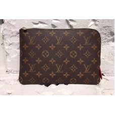 Louis Vuitton M44191 Monogram Canvas Etui Voyage PM Bags Red Louis Vuitton M44191 Monogram Canvas Etui Voyage PM Bags Red
