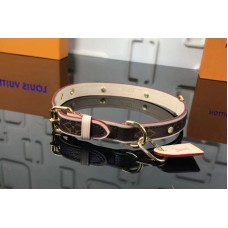 Louis Vuitton M58072 LV Baxter Dog Collar PM Monogram Canvas Louis Vuitton M58072 LV Baxter Dog Collar PM Monogram Canvas