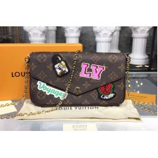 Louis Vuitton M61276 LV Monogram Canvas Pochette Felicie Bags Louis Vuitton M61276 LV Monogram Canvas Pochette Felicie Bags