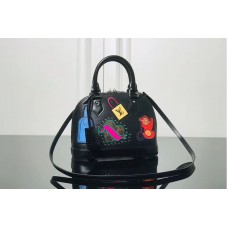 Louis Vuitton M52481 LV Alma BB Epi Leather Bags Black