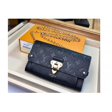 Louis Vuitton M63398 LV Chain Wallet Monogram Empreinte Leather Bags Black Louis Vuitton M63398 LV Chain Wallet Monogram Empreinte Leather Bags Black