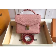 Louis Vuitton M43941 LV Monogram Empreinte Pochette Metis Bags Pink Louis Vuitton M43941 LV Monogram Empreinte Pochette Metis Bags Pink