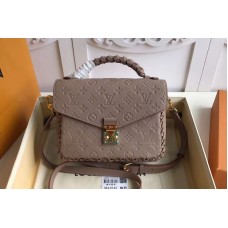 Louis Vuitton M43941 LV Monogram Empreinte Pochette Metis Bags Vison Louis Vuitton M43941 LV Monogram Empreinte Pochette Metis Bags Vison