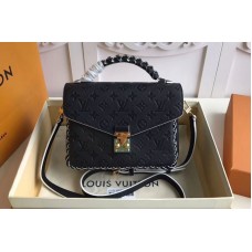 Louis Vuitton M43942 LV Monogram Empreinte Pochette Metis Bags Black Louis Vuitton M43942 LV Monogram Empreinte Pochette Metis Bags Black