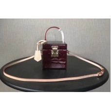 Louis Vuitton M52464 LV Bleecker Box Monogram Vernis Wine Louis Vuitton M52464 LV Bleecker Box Monogram Vernis Wine