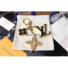 Louis Vuitton M67119 LV Fleur De Monogram Bag Charm Gold Hardware Black Louis Vuitton M67119 LV Fleur De Monogram Bag Charm Gold Hardware Black