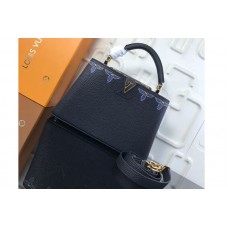 Louis Vuitton M48864 LV Taurillon Leather Capucines BB Bags Black Louis Vuitton M48864 LV Taurillon Leather Capucines BB Bags Black