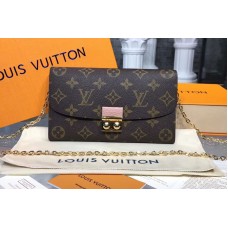 Louis Vuitton M61273 LV Croisette Wallet Monogram Canvas Bags Rose Ballerine Louis Vuitton M61273 LV Croisette Wallet Monogram Canvas Bags Rose Ballerine
