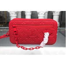Louis Vuitton M44458 LV Monogram Vernis Clutch Red Louis Vuitton M44458 LV Monogram Vernis Clutch Red