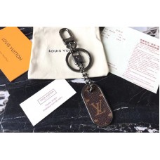 Louis Vuitton M63618 LV Tab Bag Charm and Key Holder Monogram Canvas Black Hardware Louis Vuitton M63618 LV Tab Bag Charm and Key Holder Monogram Canvas Black Hardware